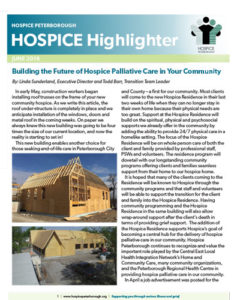 Hospice Highlighter Newsletter - 2018-06