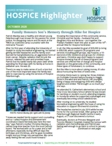 Hospice Highlighter Newsletter - 2020-10