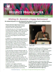 Hospice Highlighter Newsletter - 2023-04