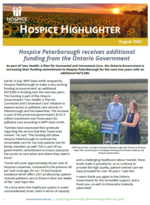 Hospice Highlighter Newsletter - 2023-08